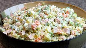 Olivier Salad Recipe (Russian Potato Salad) post thumbnail image
